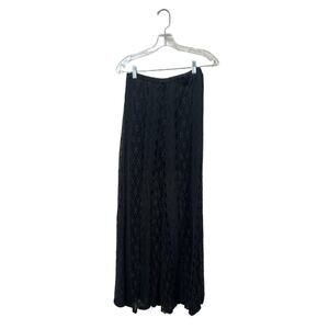 Billabong Black Lace Maxi Skirt size M